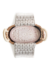 Load image into Gallery viewer, Bread Warmer & Basket Gift Set with Tea Towel - Flower