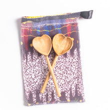 Load image into Gallery viewer, Heart Teaspoons - set of 2