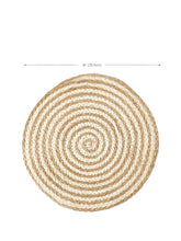 Load image into Gallery viewer, Kata Spiral Placemat - Natural (Set of 4)