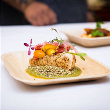 Load image into Gallery viewer, Palm Leaf Square Plates 8" Inch (Set of 100/50/25)