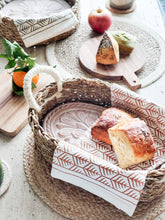 Load image into Gallery viewer, Bread Warmer & Basket Gift Set with Tea Towel - Flower