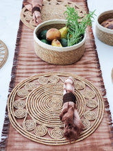 Load image into Gallery viewer, Bayu Woven Palm Fiber Placemat - Natural (Set of 2)
